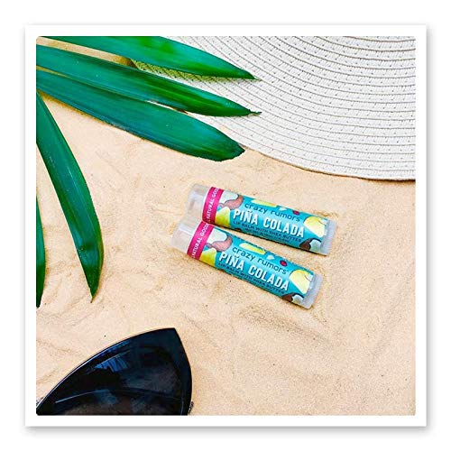 Crazy Rumors Piña Colada Lip Balm. Plant-Based,