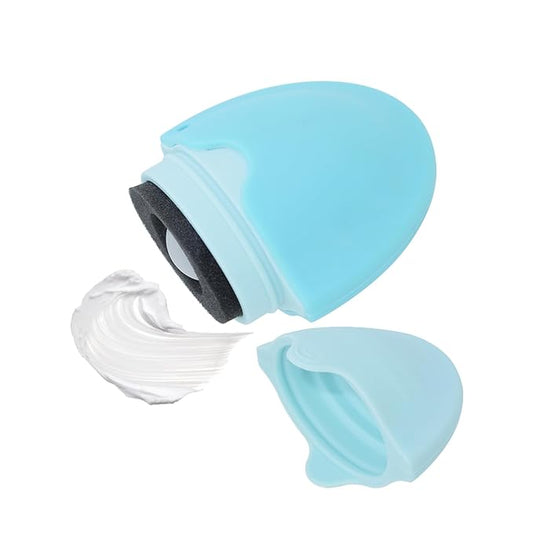 Refillable Roll On Sponge Applicator for Sunscreen, Suncream and Lotions,include replacement sponges For Kids, Adults,Families,Travel Size Holds Friendly (Light Green)