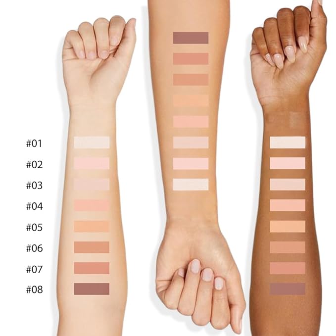 Oil Control Face Pressed Powder, Matte powder setting powder, long-lasting and waterproof loose powder, Flawless Lightweight Face Cosmetics, Cruelty-free, (02, 1 Pcs)