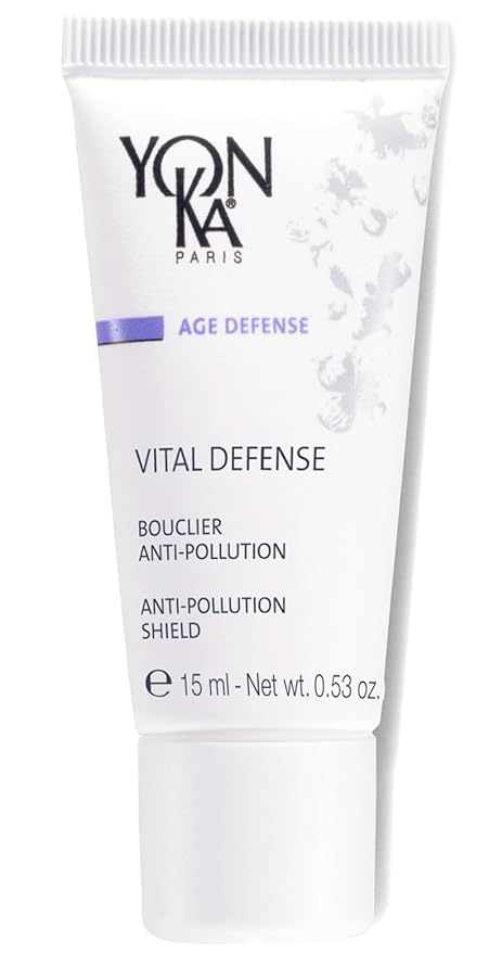 Yon-Ka Vital Defense Day Cream (15ml) Daily Facial Moisturizer and Hydrating Anti-Pollution Creme, Dermatologist Tested Professional Skincare, Paraben-Free