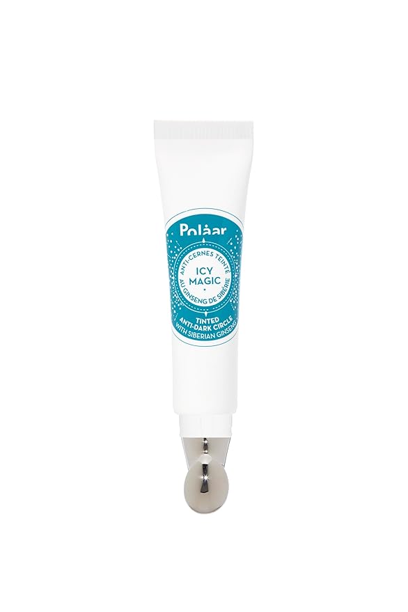 Polåar - Icy Magic Tinted Anti-dark Circles with Siberian Ginseng - Illuminates & smoothes eye contour - Universal shade - Fragrance-Free - 97% Natural, Vegan, Cruelty Free, Made in France - 0.4 Fl Oz