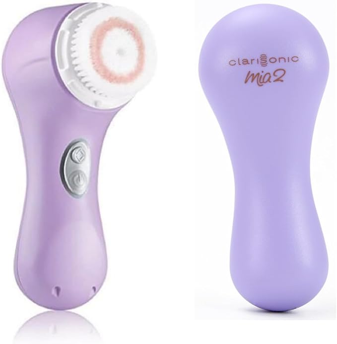 Clarisonic Mia 2 Sonic Facial Skin Cleansing Brush System | Added to Transparency Portal Cleansing System (Lavender)