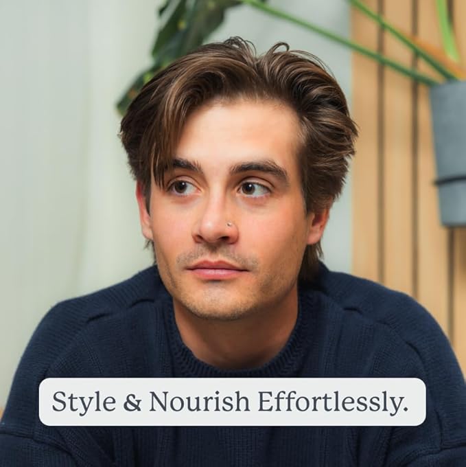 Highland Glacial Cream - Versatile hair styling cream that smooths, de-frizzes, texturizes & boosts curls. Natural, plant-derived, & made for all hair types. (2.5 oz)