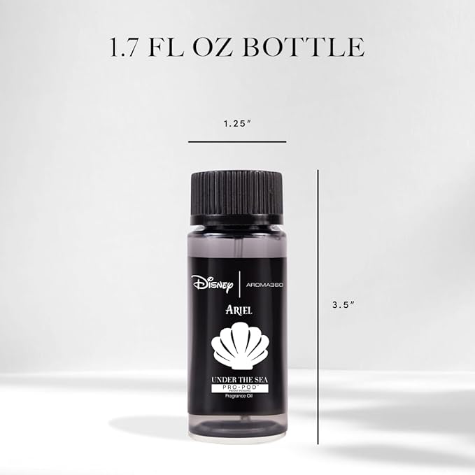 Aroma360 | Disney Under The Sea Pro-Pod Fragrance Oil Blend | The Little Mermaid | Princess Ariel | Luxury Essential Oil | Aromatherapy Scent Diffuser Oil | Bergamot, Ivy and Ocean 1.7 fl oz, 50 mL