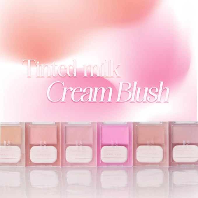 HOLIKA HOLIKA Colored Milk Cream Blush 08 BETTER Clean, Buildable