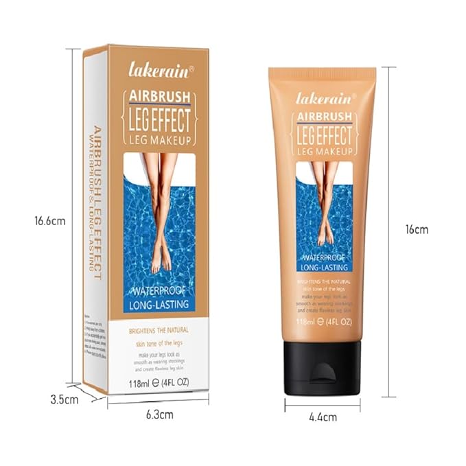 Leg Makeup Waterproof No Transfer,Leg Makeup Lotion,Leg and Body Scar Cover up Makeup,Long Last Body Foundation (2# Medium Golw)