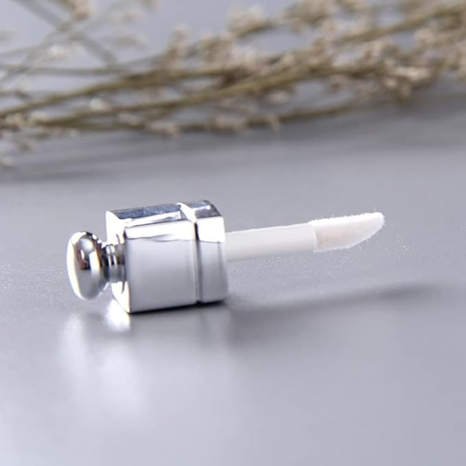 6 Pcs 3ml Empty Lip Gloss Tubes Containers Clear Refillable Lip Balm Bottles Transparent Mini Lipstick Containers for DIY Makeup Lip Gloss Makeup