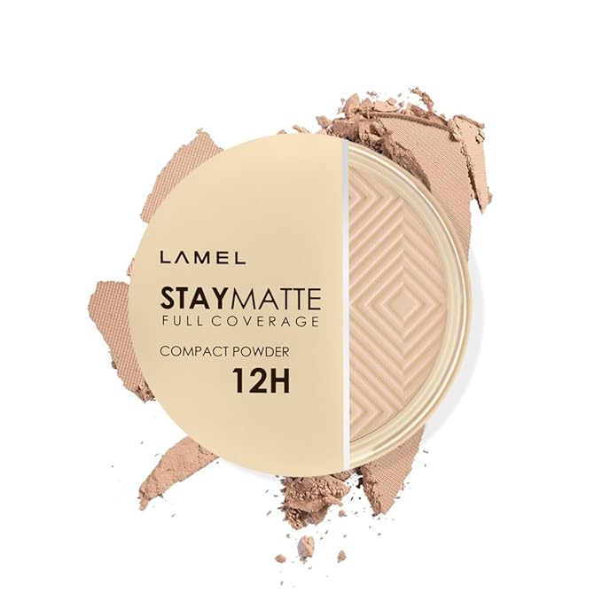 Lamel Stay Matte Compact Powder - Light Natural