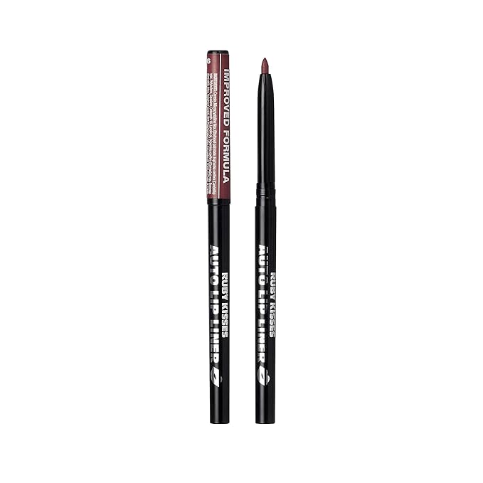 Ruby Kisses Auto Lip Liner Pencil, Long Lasting Lip