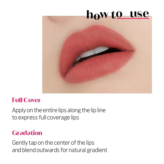ETUDE Fixing Tint #20 Pink Fig (4g) | Long Lasting High Pigmented Liquid Lipstick | Waterproof Lightweight Matte Finish Lip Stain | Full Coverage | Korean Makeup, Kbeauty