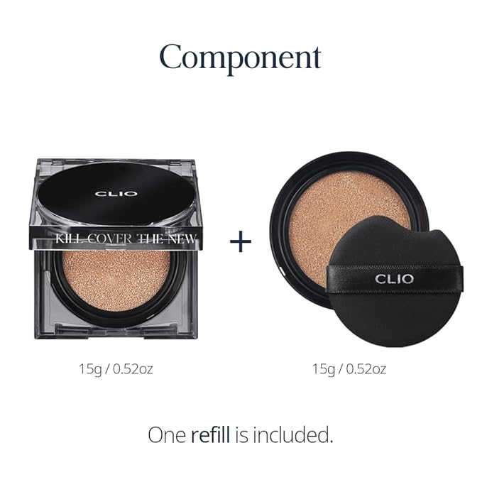 CLIO Kill Cover The New Founwear Cushion Refill Included (15g*2, 1.5 FAIR)