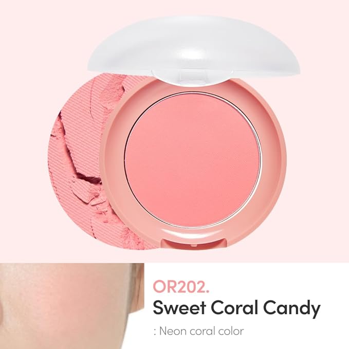 ETUDE Lovely Cookie Blusher #OR202 Sweet Coral Candy 4g