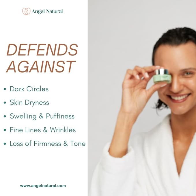 Retinol Eye Cream for Dark Circles & Puffiness, Reduce Fine Lines and Wrinkles, Dark Circle Under Eye Treatment Cream, 1% Caffeine, 2% Retinol, Korean Skin Care, 0.7 Fl Oz