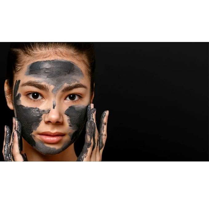 Clay, Dead Sea Mud & Charcoal Gel Face Mask Trio With Applicator, Deep cleansing Clay and Mask Applicator, Facial Therapy PH Balanced Hypo-allergenic