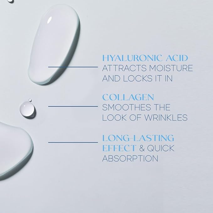 Hyaluronic acid and collagen under