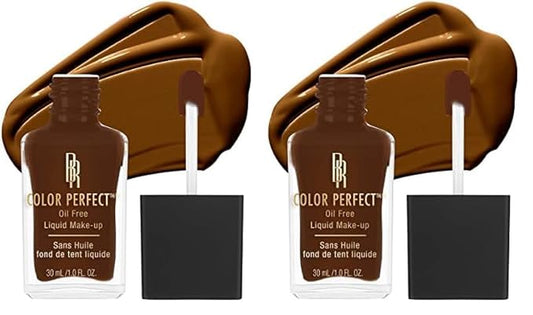 Black Radiance Color Perfect Liquid Full Coverage Foundation Makeup, Haute Cocoa, 1 Ounce (Pack of 2)