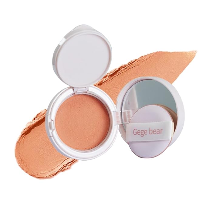 Air Cushion Blush,Wearing Skin Tint Blush Makeup for Natural Flush