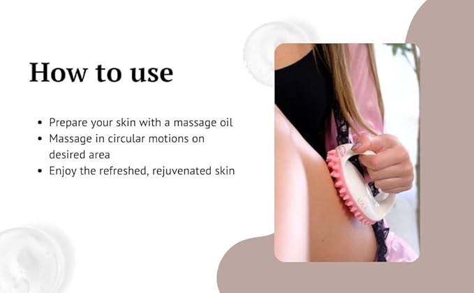 Silicone anti cellulite massager, body