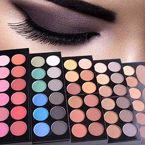 148 Colors Eyeshadow Palette Makeup Contouring Kit Combination with Eyebrow Powder, Lipgloss, Blusher, Press Powder and Concealer - Perfect for Professional and Daily Use