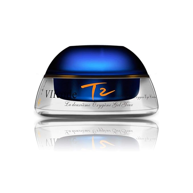 T2 O3.0 Oxygen Eye Cream For Dark Circles Puffiness Wrinkles Fine Lines Firmness Bags Crow's Feet 5 ml