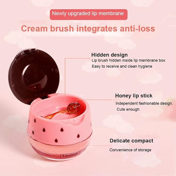 2PCS Bee Lip Balm Honey Pot