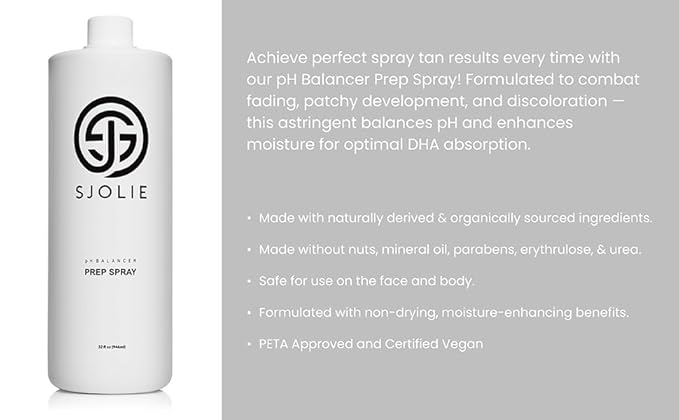 SJOLIE Sunless Tanning pH Balancing Spray (32oz)