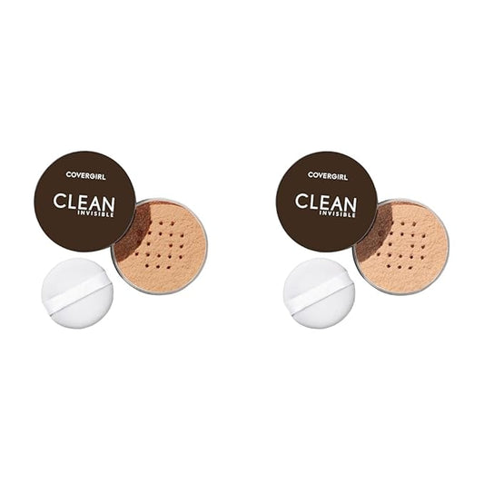 COVERGIRL Clean Invisible Loose Powder Vegan Setting Powder Translucent Medium 20g