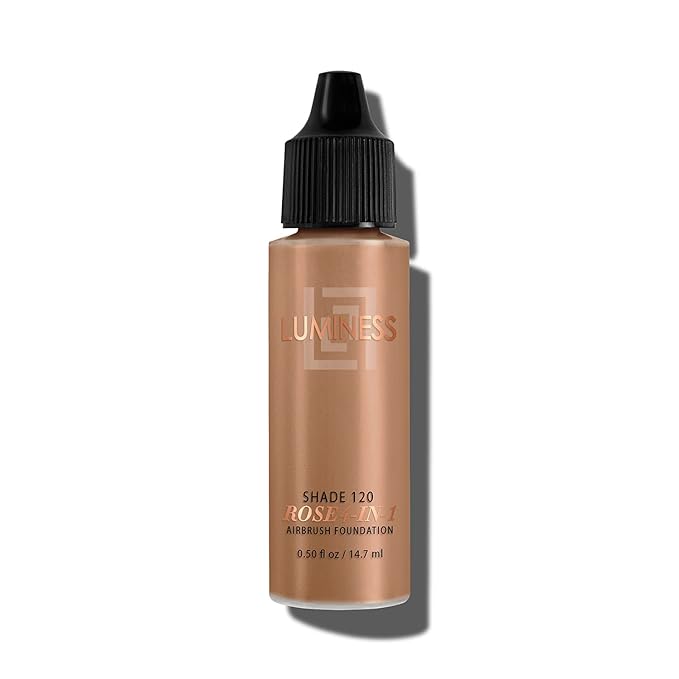 LUMINESS Rose 4-in-1 Airbrush Foundation - Shade 120, 0.50 oz