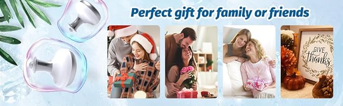 2 Pack Ice Roller for Face and Eyes, Facial Roller Device for Women, Ice Wand for Different Skin