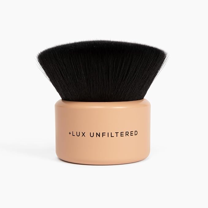 '+ Lux Unfiltered Blending Body Brush, Body Makeup Tool for Blending Self Tanner, Body Glow, Body Bronzer and Other Things, Vegan + Cruelty Free Synthetic Bristles