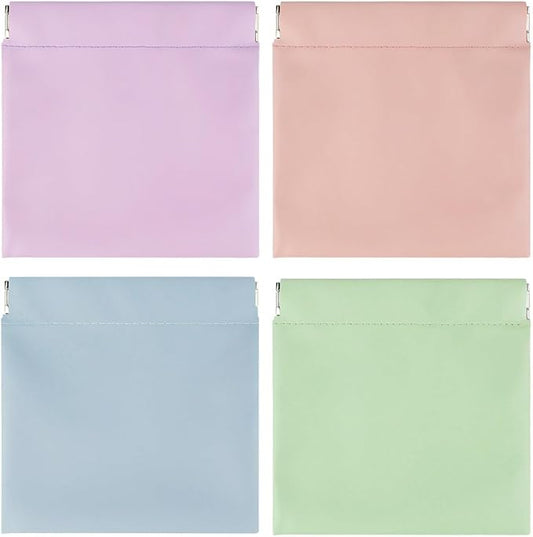 4 pcs cosmetic bag snap