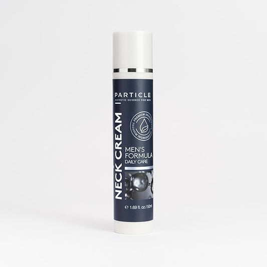 Particle Neck Cream for Men - Firming Cream, Lift and Moisturize The | Use on Saggy Skin or Turkey Anti Aging Triple Action with Collagen, Hyaluronic Acid, Retinol, 1 pack, 1.7 Fl Oz