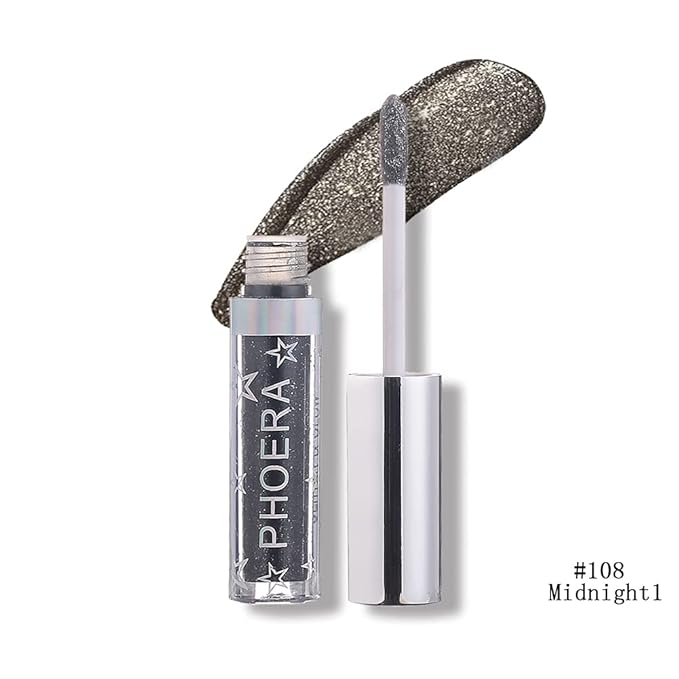 Glitter Eyeshadow，Makeup For Eyes Liquid Shimmer Sparkle Glow Light Colors Pencil Stick Shiny Long Lasting Waterproof Shining Eye Shadow Sets Metallic Pigments Metals Gloss Sparkling Pen Kit (A108)