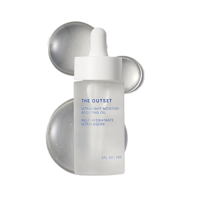 The Outset Ultralight Moisture Boosting Face Oil - Fragrance Free with Squalane - Non-clogging, Fast-Absorbing - Clean, Vegan, Gluten Free - All Skin Types, Sensitive Skin - 1 fl oz