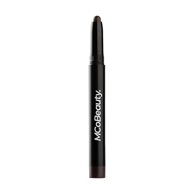 MCoBeauty Eyeshadow Stick, Matte, Deep Cocoa, Highly Pigmented, Built-in Sharpener, Vegan, Cruelty Free Cosmetics