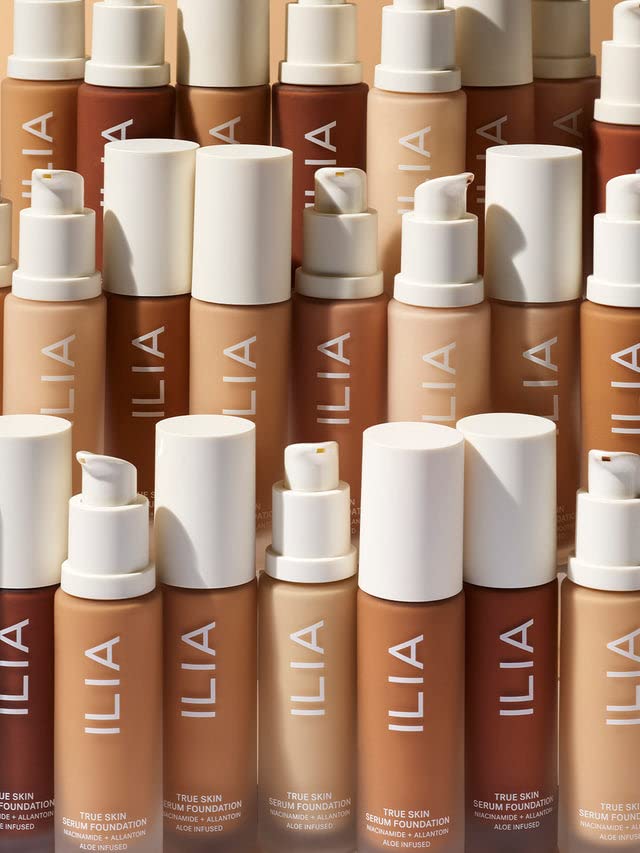 ILIA - True Skin Serum Foundation | Non-comedogenic, Cruelty-Free, Vegan, Weightless Feel, Buildable Coverage, Safe For Sensitive Skin (Iona SF10.25)