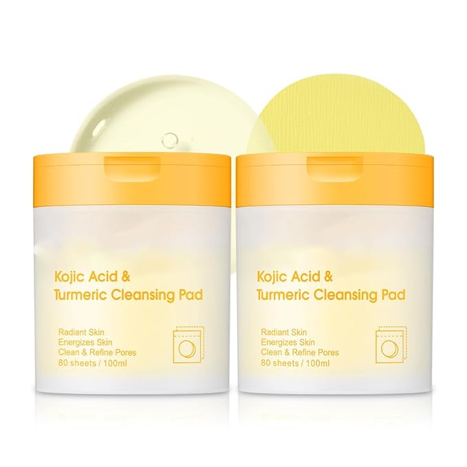Kojic acid turmeric cleansing pads,