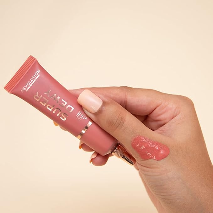 Revolution Beauty, Superdewy Liquid Blush, Richly Pigmented & Buildable, Blendable Formula, Flushing For You, 0.5 Fl. Oz.