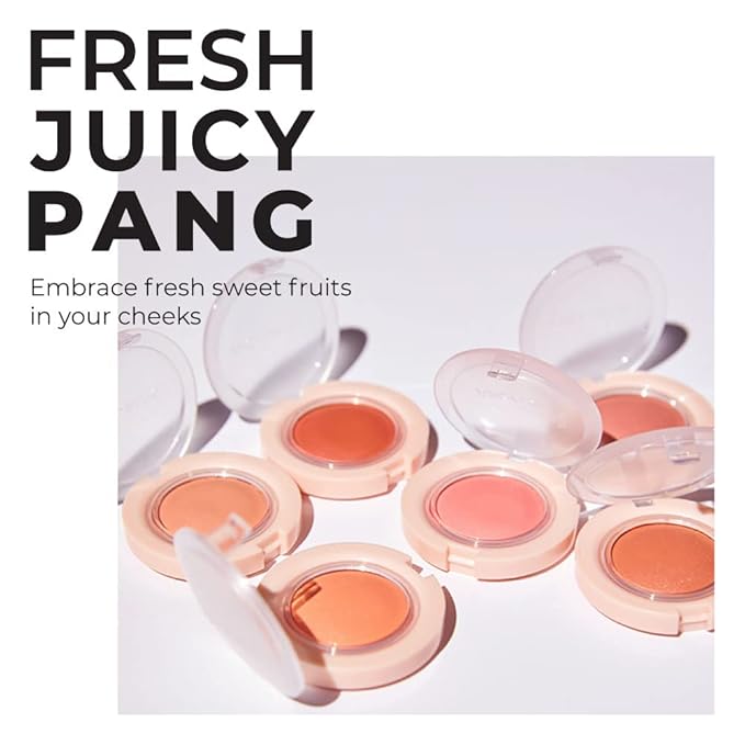 A'PIEU Juicy-Pang Jelly Blusher [BE01] (0.17 oz) - Soft Touch Cheek Color with Creamy Powdery Texture for Natural Dewy-Finish, No Fall-Out.