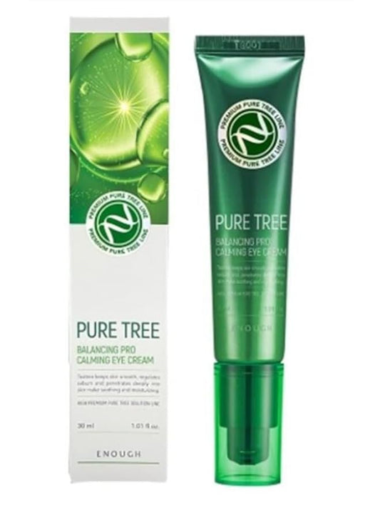 Enough Pure Tree Balancing Pro Calming Eye Cream - Soothes and Hydrates, 1.01 fl oz (30ml)