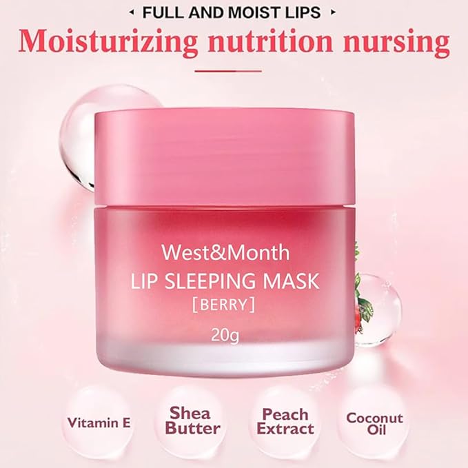 Lip Sleeping Mask,Night Repair Lip Mask,Hydrating