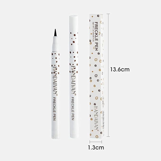 Freckle Pen 4 Colors, Natural Lifelike Freckle Makeup Pen Magic Freckle Color,Waterproof Longlasting Soft Dot Sopt Pen,for Natural Effortless Sunkissed Makeup