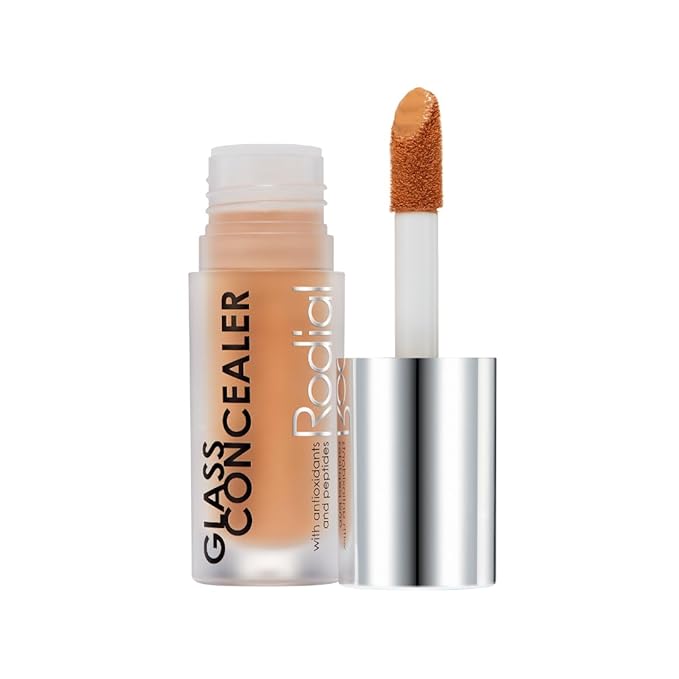 Rodial Glass Concealer Shade 2 - Luminous, Full-Coverage Cream with Peptides and Antioxidants for Flawless Skin, 0.1 fl. oz.