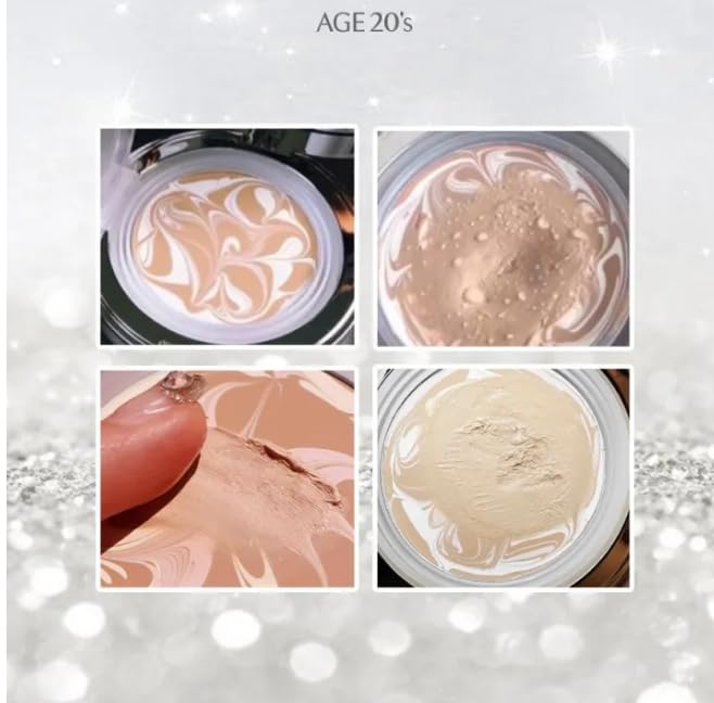 AGE 20's Shining Drop Edition Jericho Rose Essence Pink Pact Pink Latte No.21 Makeup Foundation 1 Refil