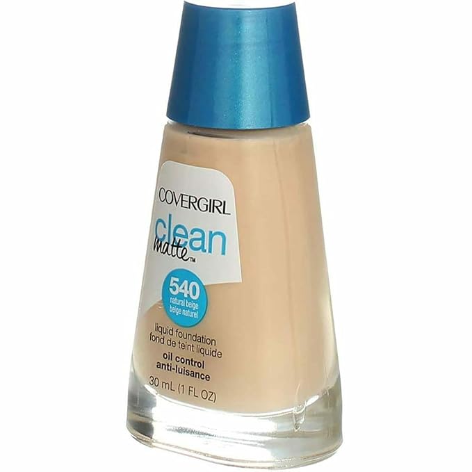 CoverGirl Clean Oil Control Liquid Makeup, Natural Beige Ounce Bottle