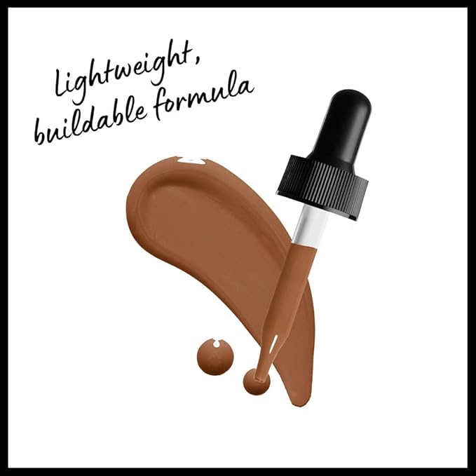 NYX PROFESSIONAL MAKEUP Total Control Pro Drop Foundation, Skin-True Buildable Coverage - Cappuccino