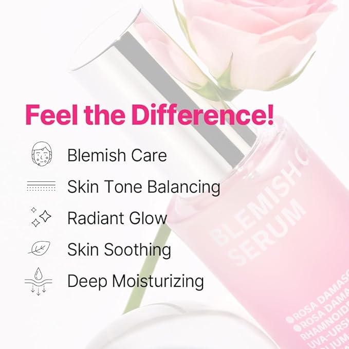 ISOI Blemish Care Up Serum for Face, Vegan Hydrating Serum for Smooth & Glass Skin Effect, Skin Barrier & Moisture Balance for Women, Korean Skin Care (0.85 fl. oz, 25ml)