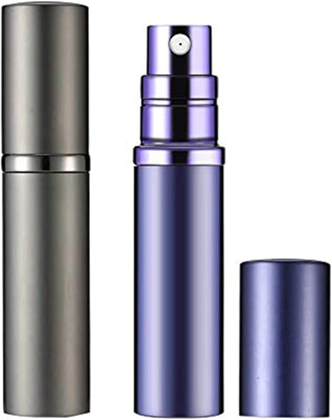 YEEJOK Travel Essentials for Women Men, Travel Perfume Bottles Refillable, Perfume Atomizer Spray Container, Mini Portable Easy Pump Refilled 5ml Bottle for Flying,Purse,Vaction Essentials