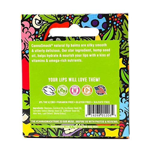 CannaSmack Natural Hemp Lip Balm - Cruelty