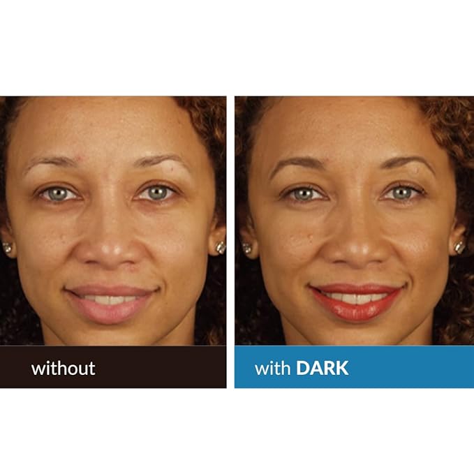 Serious Skincare BELLA ROSE PRO-MINERALS Loose Mineral Powder Makeup Foundation SPF 15 + Goat Hair Application Brush – Sheer to Full Coverage – Luminous Matte Finish – Men and Women - .50 oz   (Dark)